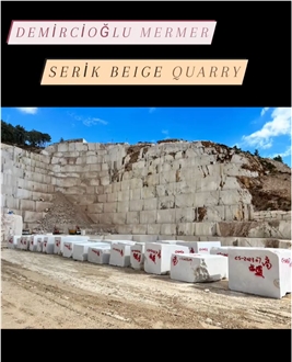 Oman Beige Marble Serik Quarry