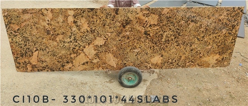 Alaska Gold Granite Cut Size Slabs