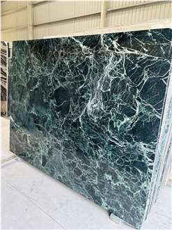 Spider Green Marble Slabs, Floor Tile