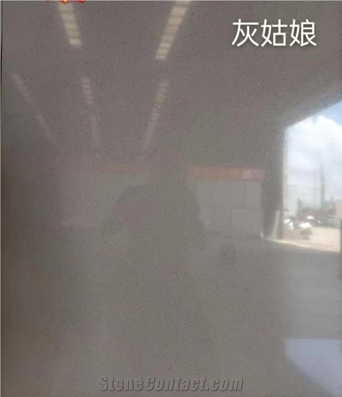Grey Artificial Marble Slab Composite Stone Slabs