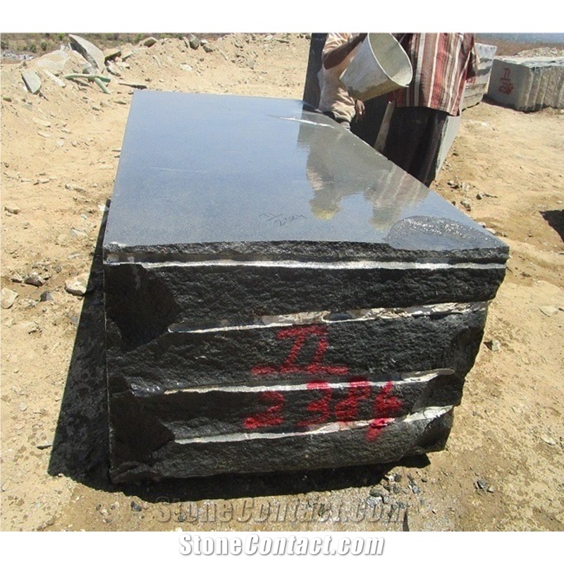 G20 Dark Bengal Black Granite Block