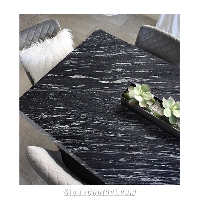 Silver Waves Granite Design Stone Table Top