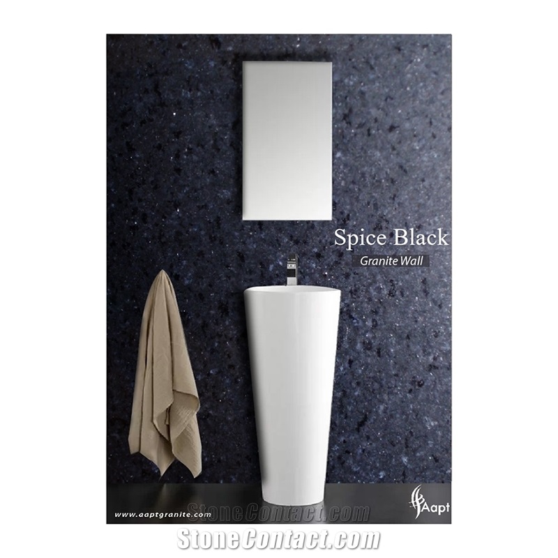 Spice Black Granite Kitchen Tops Designs