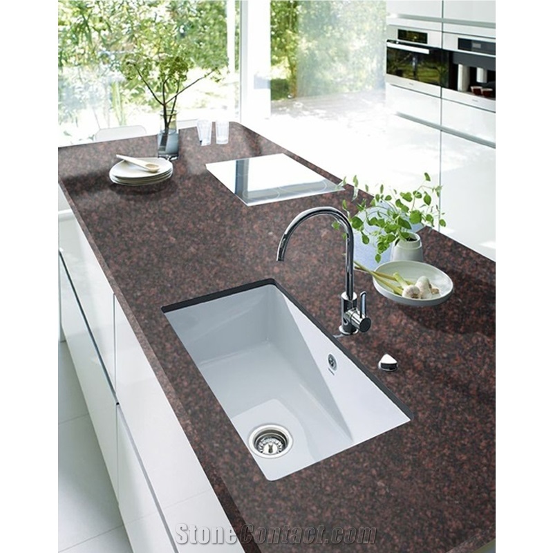 Tan Brown Granite Kitchen Tops Design