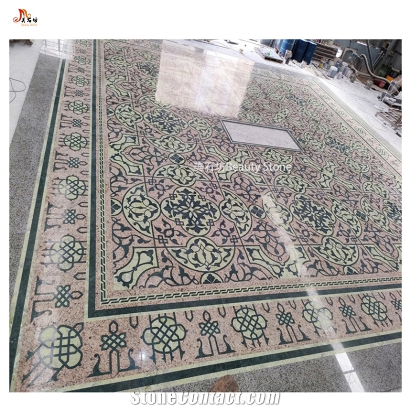 Church Inlay Waterjet Medallions Pattern Floor