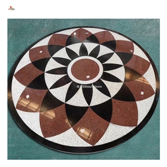 Granite Waterjet Carpet Medallions For Outside Floor