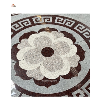 Granite Waterjet Pattern Medallion For Outside Floor