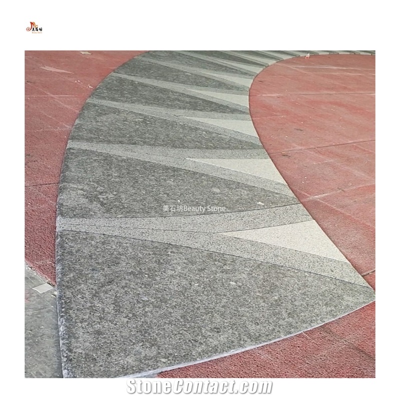 Natural Granite Waterjet Cutting Medallion Decoration