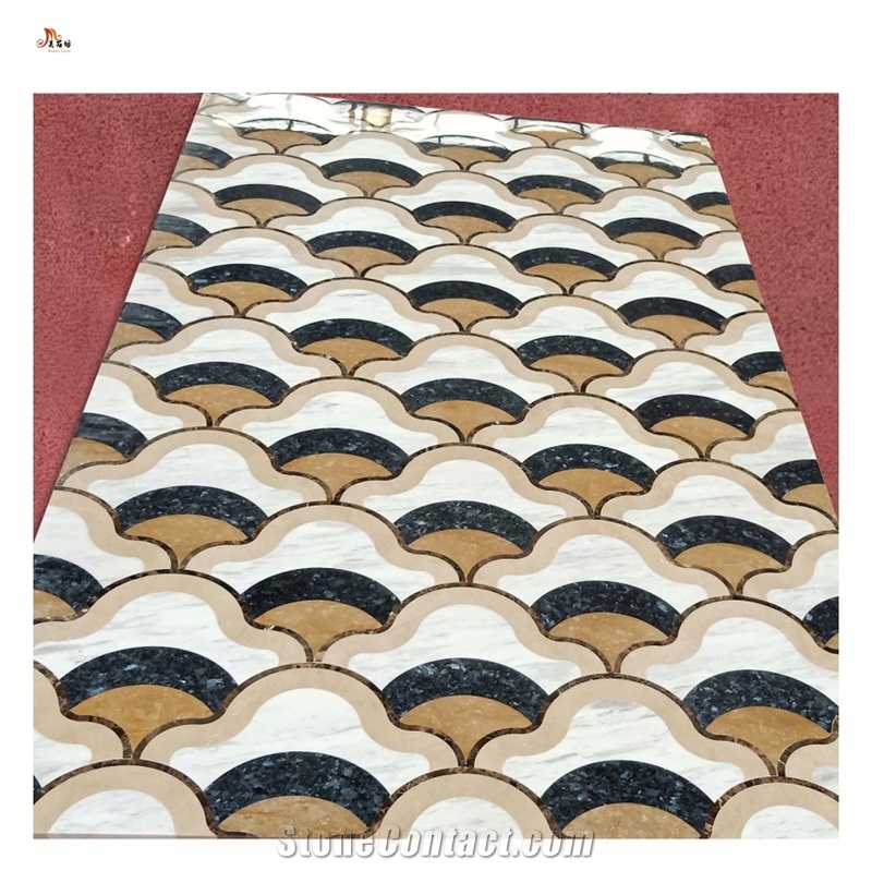 Waterjet Pattern For Wall Decoration Inlay Medallion