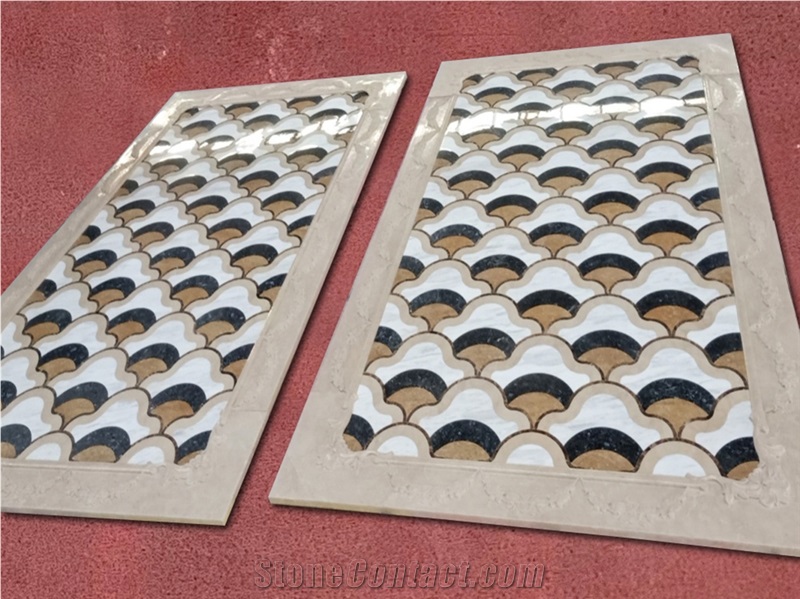 Waterjet Pattern For Wall Decoration Inlay Medallion