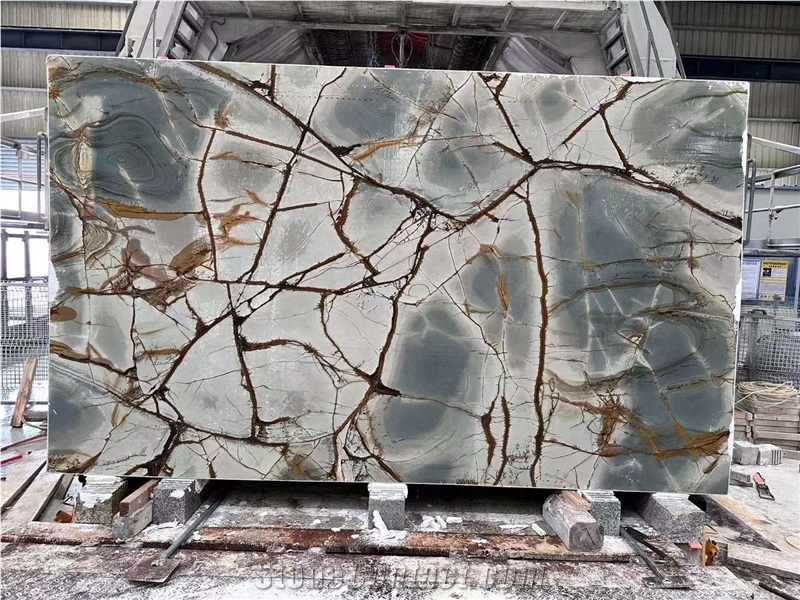 Dark Deep Blue Quartzite Slabs