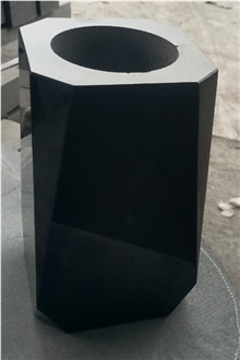 Absolute Black Granite Vase Urns