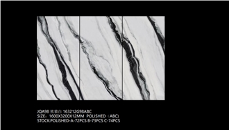 Panda White Sintered Stone Slabs
