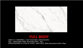 Waterfall Sintered Stone Slabs
