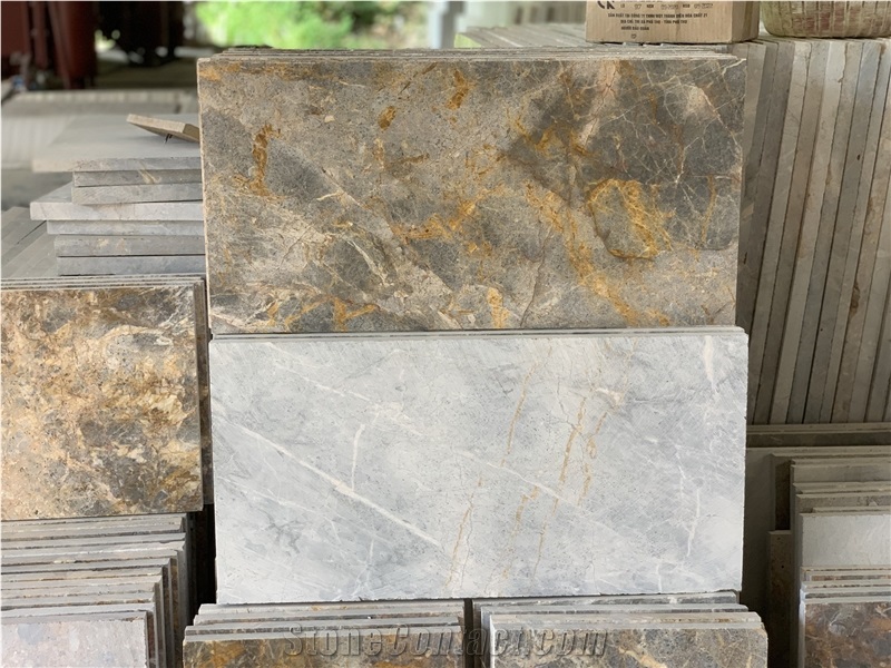 Vietnam Golden Marble, Lemon Marble Slabs