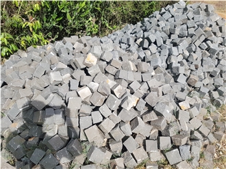 Vietnam Lava Stone Cobblestone, Basalt Pavers, Cubestone