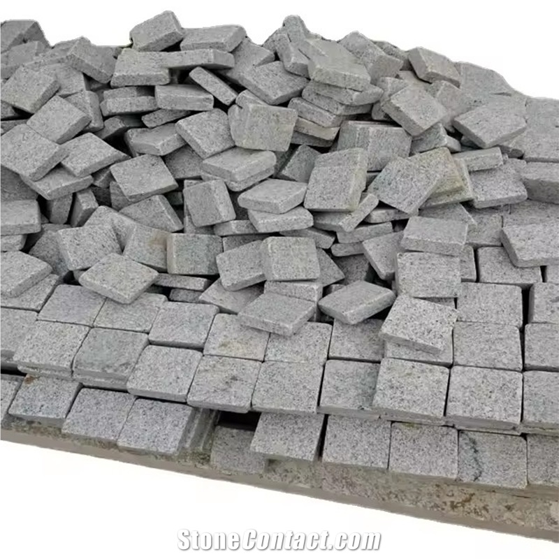 G603 Tumbled Granite Stone Tiles Paving Cobbles