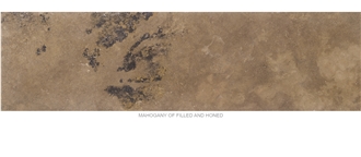 Mahogany Travertine Slabs