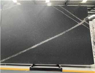 Beautiful Spider Black Quartzite Slabs