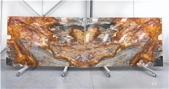 New Louise Blue Quartzite Slabs
