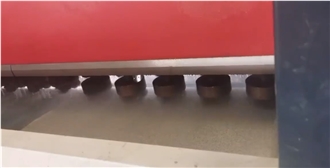 Automatic Bush Hammering Litchi Surface Stone Processing Machine