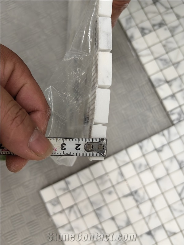 Arabescato Marble White Marble Floor Tile With Grey Vein