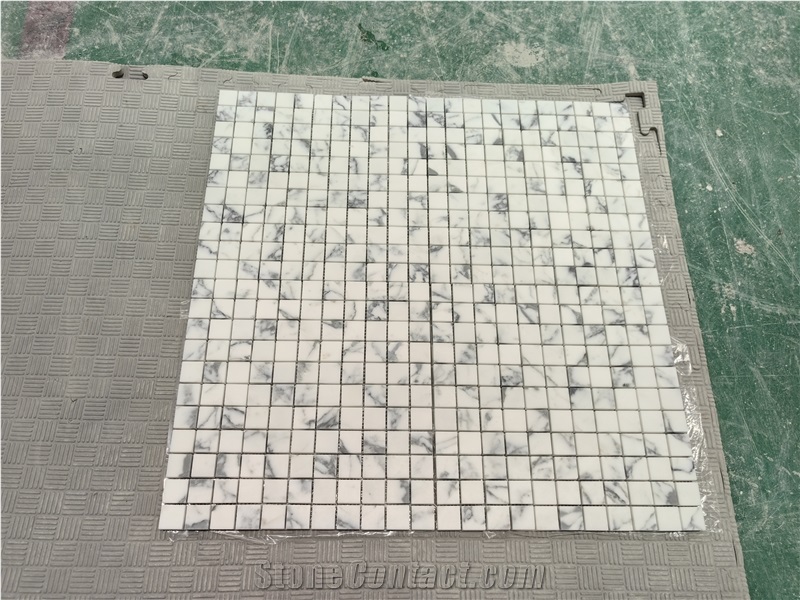 Arabescato Marble White Marble Floor Tile With Grey Vein