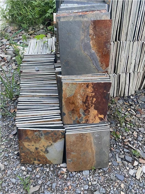 Rustic Slate Tiles For Exterior Patio And  Pool Deck
