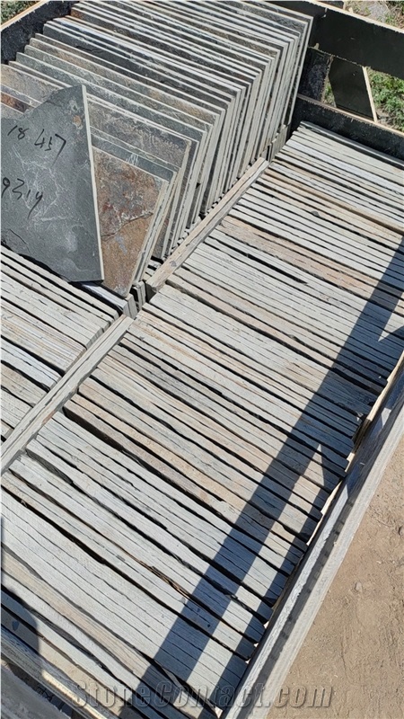 Rustic Slate Tiles For Exterior Patio And  Pool Deck