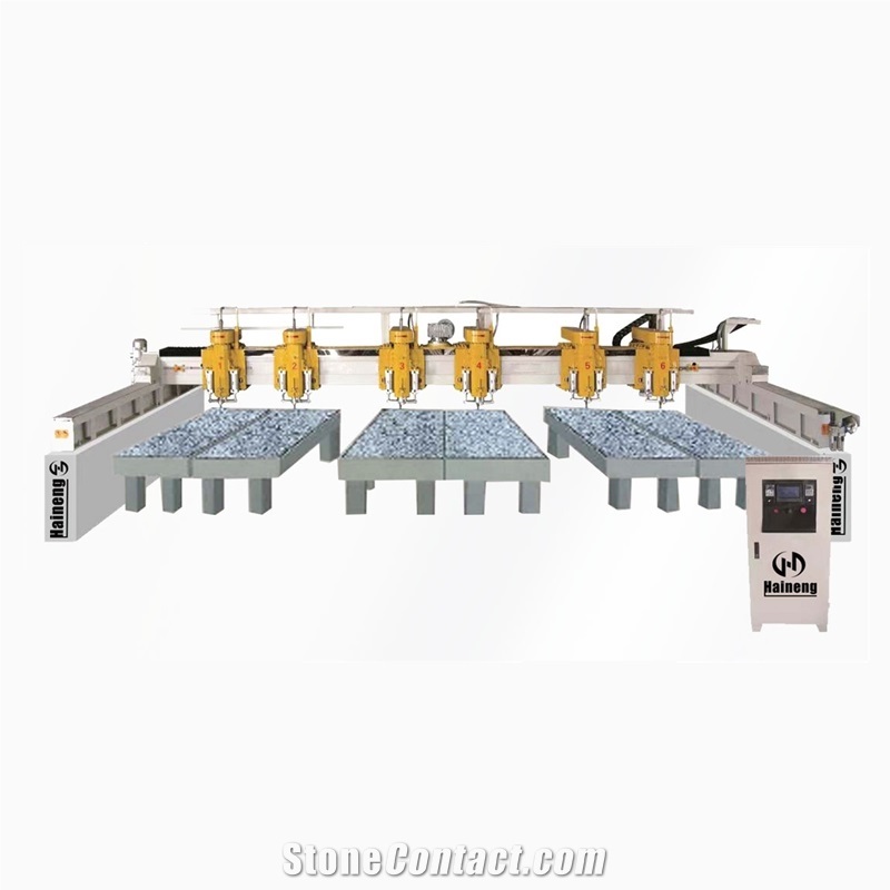 Semi-Automatic Bridge Multi-Head Polishing Machine