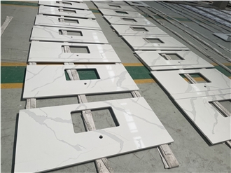 Artificial Stone Calcatta White Kitchen Worktops