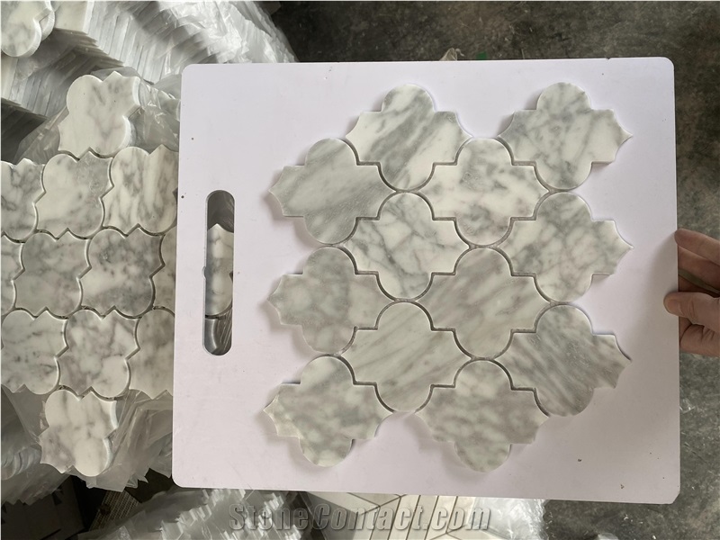 Natural Grey Black Marble Mosaic Tiles