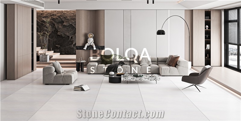 Iran White Limestone Tiles --  BLANCO