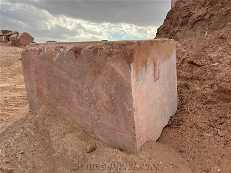 Rosso Imperial Marble Blocks