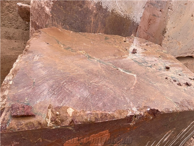Rosso Imperial Marble Blocks