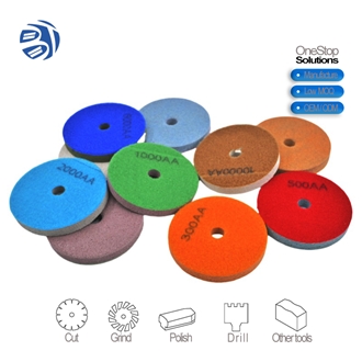 4Inch Marble Polishing Sanding Sponge Pad With High Gloss