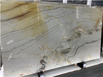 Evora Gold Quartzite Polished 20Mm Slabs