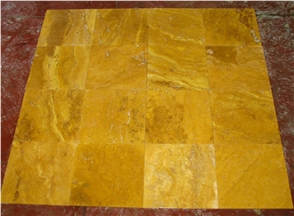 Yellow Travertine Tiles
