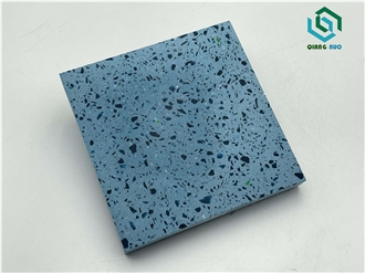 Blue Diamond Texture Engineering Terrazzo Slabs