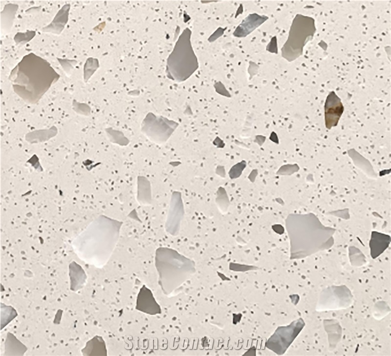Caiyun Jade Engineering Flooring Cement Terrazzo Tile