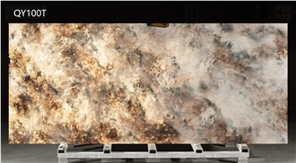 Chinese Landscape Painting Background Board Quartz Slabs
