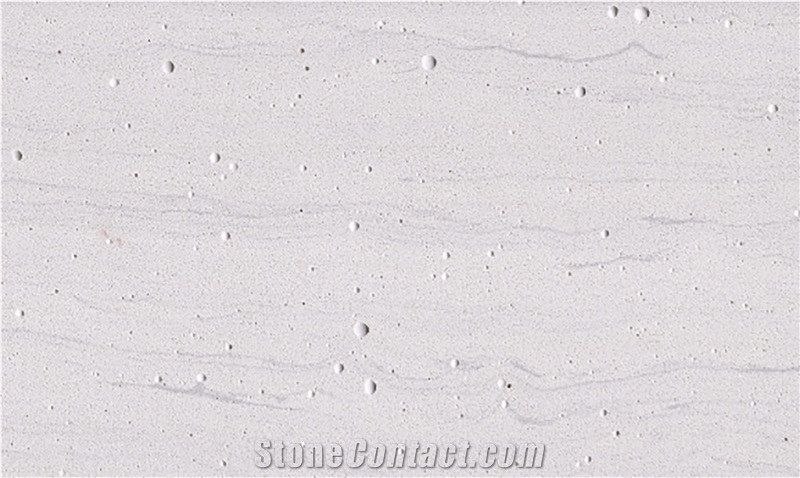 Classic Striped White Engineered Stone Terrazzo Floor Tiles