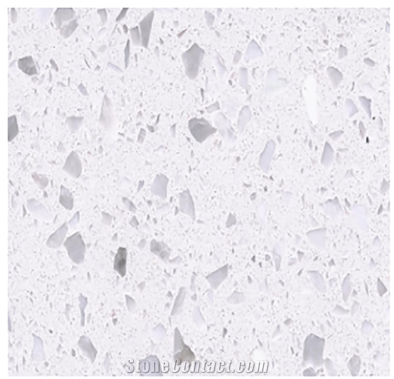 High Quality Walrus White Terrazzo Tiles