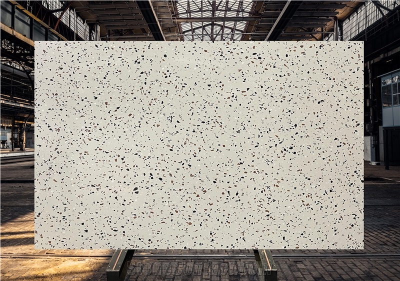 Miqi Color Is Suitable For Indoor Decoration Terrazzo Tiles