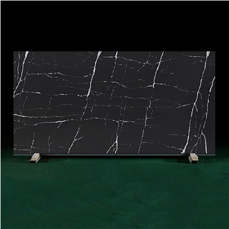 Mysterious Black Engineering Use Artificial Stone Slabs