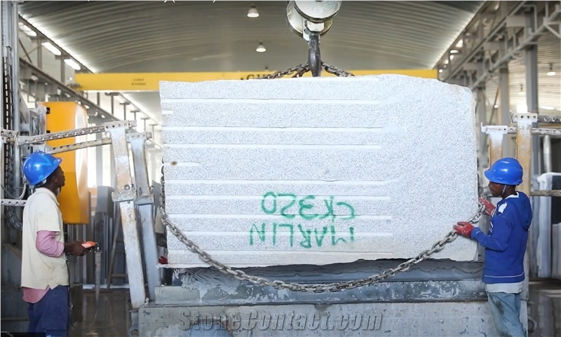 White Chibia Granite Blocks