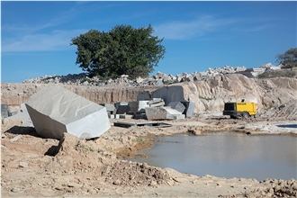 White Chibia Granite Blocks
