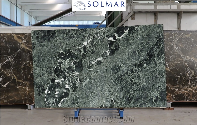 Obélisque En Marbre Vert Des Alpes - Italie - Hauteur 40 Cm - Modèle Classique