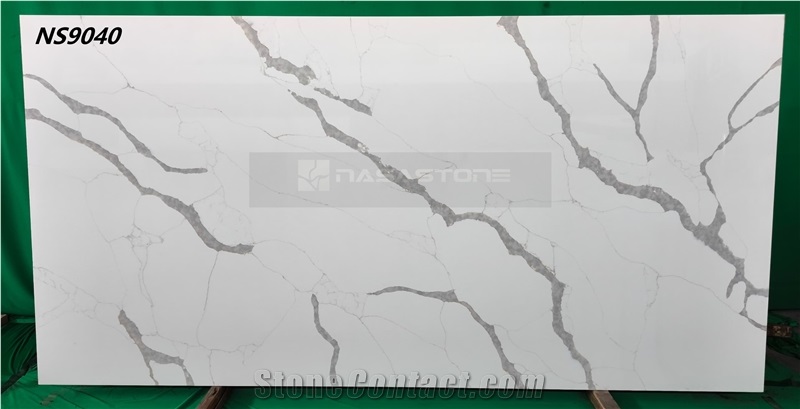 Calacatta NS9040 Quartz Slabs