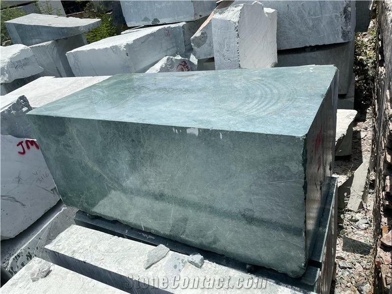 Imperial Green Marble Block Rocks